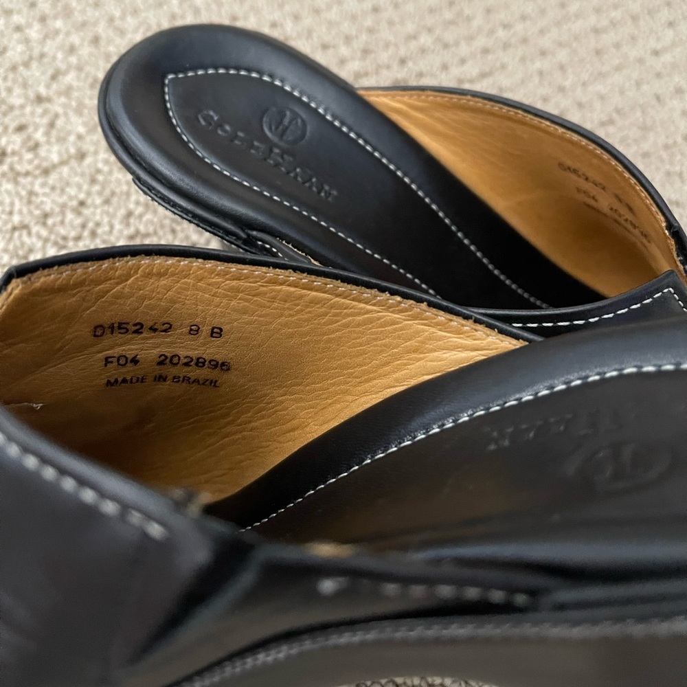Cole Haan Devon Leather Clog Mule Slides - Like N… - image 6